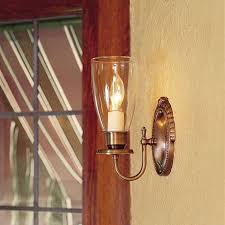 One Light Curved Arm Sconce With