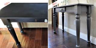Repainting Entryway Console Table With