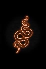 A Vector Icon Of A Snake Outline With A