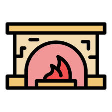 Stove Furnace Icon Outline Vector Gas