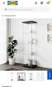Ikea Glass Display Cabinet Furniture
