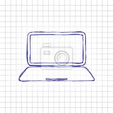 Laptop Or Notebook Computer Icon Hand