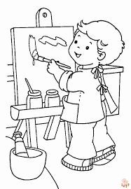 Paint Coloring Pages Creative Fun For Kids