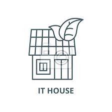 It House Vector Line Icon Outline