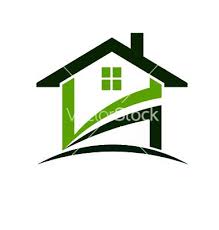 Logo Vector Eco House Design
