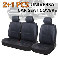 2 Car Seat Covers Pu Leather For Vivaro