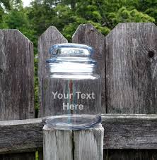 Candy Jar Personalized Etched Your Text