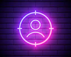 Glowing Neon Marketing Target Strategy