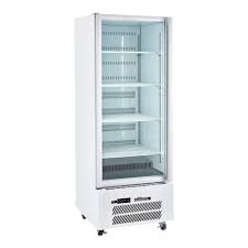 Williams Single Glass Door Fridge White