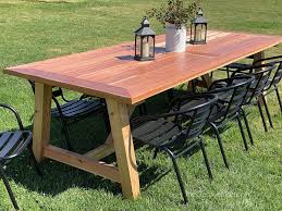 Diy Outdoor Dining Table Outdoor