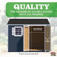 Outdoor Wood Storage Shed Precut Kit