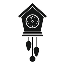 Balance Pendulum Clock Icon Simple