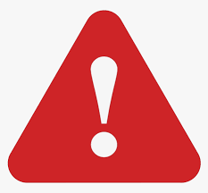 Red Attention Sign Png No Background