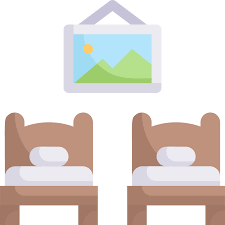 Twin Bed Icon For Free