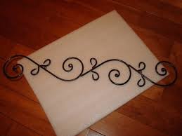 Wrought Iron Curled Style Wall Art