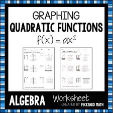 Graphing Quadratic Functions F X Ax 2