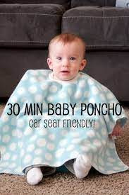 Diy 30 Min Baby Poncho Tutorial