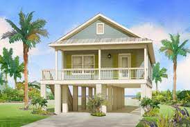 House On Stilts Coastal House Plans