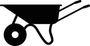 Wheelbarrow Cart Icon Agriculture Cart