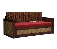 Buy Walder Sheesham Wood 3 Seater Sofa