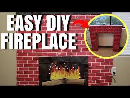 Fake Fireplace For Easy Diy