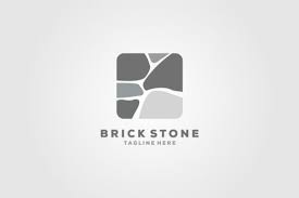 Brick Stone Logo Vector Icon Graphic By