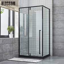Bathroom Rectangle Pivot Glass Door