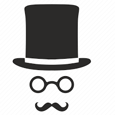Cylinder Gentleman Glasses Hat