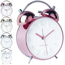 Karlsson Mr White Silent Alarm Clock