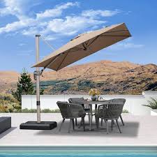 Outdoor Patio Cantilever Umbrella Light