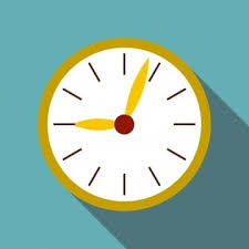 Clock Icon Vector Simple