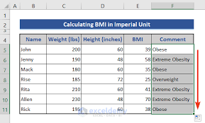 Convert Function To Calculate Bmi In Excel
