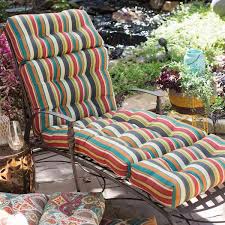 Greendale Home Fashions 22 In X 72 In Sunset Stripe Outdoor Chaise Lounge Cushion
