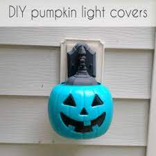 Diy Pumpkin Pail Light Covers Crazy