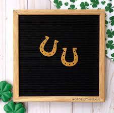Horseshoe Icon Set For Letterboards And