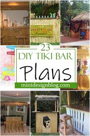 23 Diy Tiki Bar Plans Mint Design Blog