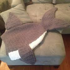 Crochet Pattern For Shark Tail Blanket