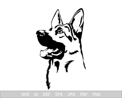 German Shepherd Svg Dog Svg Files For