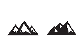 Mountain Icon Logo Vector Graphic By