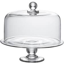 Cake Stand Glass Domed