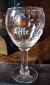 A Set Of 8 Large Leffe Beer Glasses