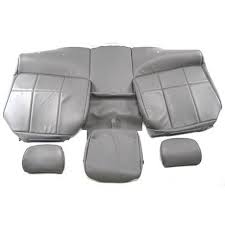 1992 1996 Ford Pickup Bench Seat Cover Kit With Folding Arm Rest And Separate Headrests Open Back Style Material Tweed 59262