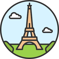 Eiffel Tower Special Lineal Color Icon
