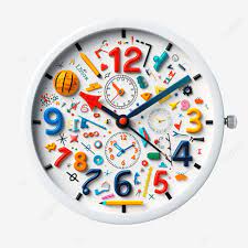 Wall Clock School Sticker Clock Icon