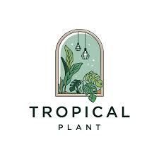 Plant Logos Tropical Plants