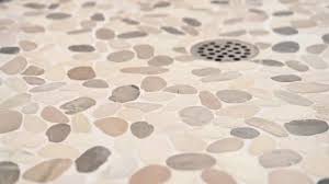 Creek Stone Shower Floor In New