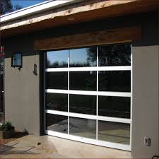 Full View Tempered Glass Garage Door