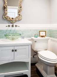 Coastal Bathroom Sinks Frosted Glass