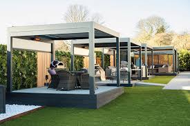 Garden Pergolas With Louvered Roofs