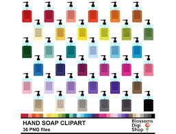 Hand Soap Clipart Multi Color Png